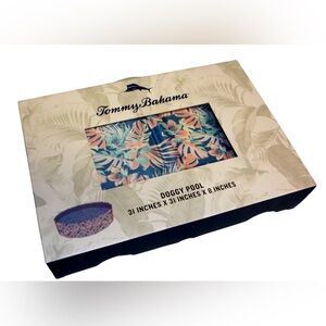 TOMMY BAHAMA DOGGY POOL 31x31x8 FLORAL PATTERN
